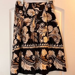 Batik Pattern Skirt | Talbots Collection | Sz 6